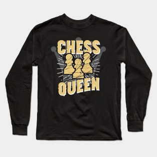 Chess Queen Long Sleeve T-Shirt